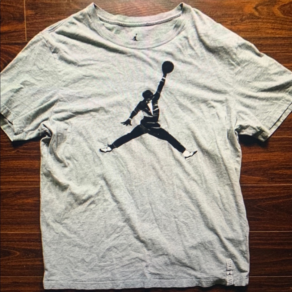 Gray Jordan Men's T-Shirt